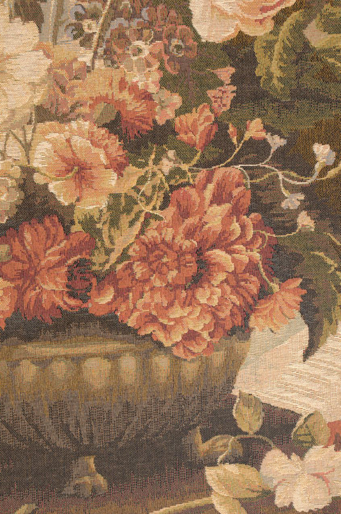 Bouquet Tulipe Fonce French Tapestry by Pierre-Joseph Redoute