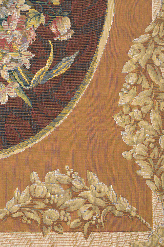 Petit Bouquet en Jaune French Tapestry by Pierre-Joseph Redoute