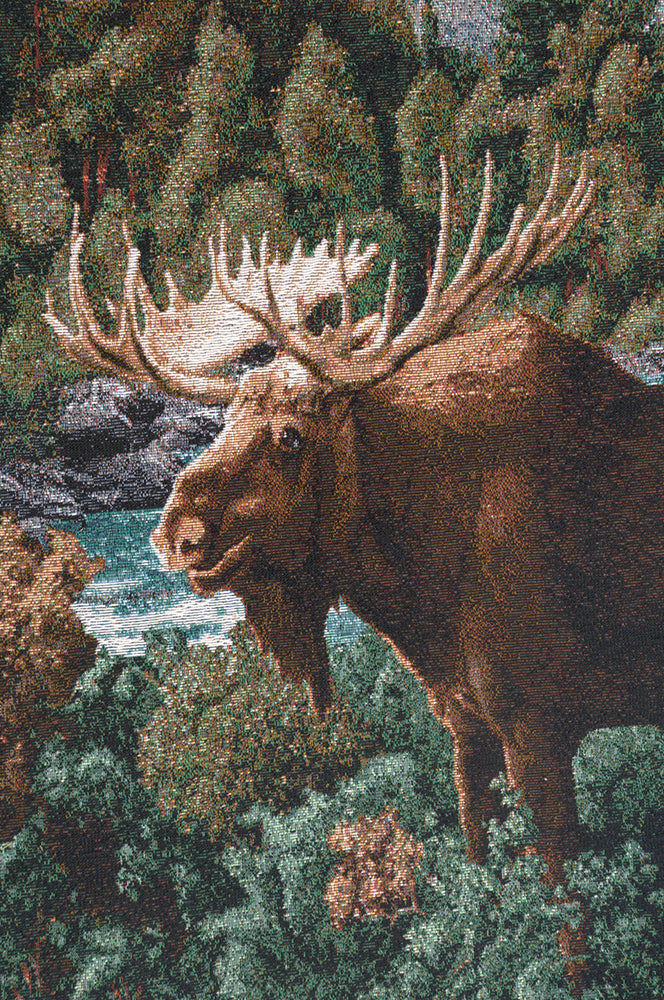 Moose Lake  Fine Art Tapestry