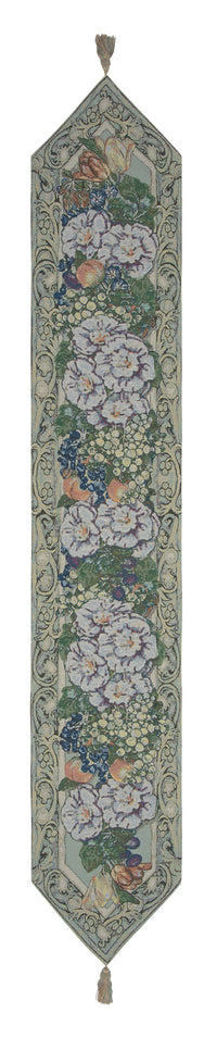 Floral Collage Tapestry Table Runner