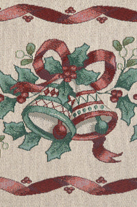 Holly Bells Tapestry Table Runner