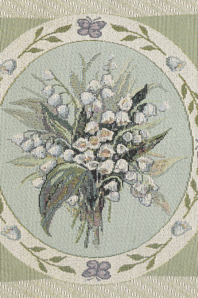 Floral Collage III Tapestry Table Runner by Lena Liu