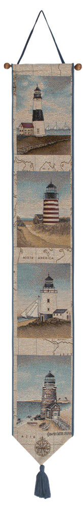 Out to Sea Tapestry Bell Pull