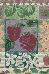 Raspberry Tapestry Throw