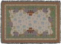 Two by Two Tapestry Throw