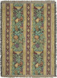 Fruit Columns Tapestry Throw