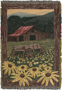 Black Eyed Susan II Tapestry Throw