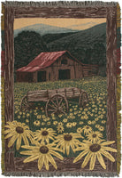 Black Eyed Susan II Tapestry Throw