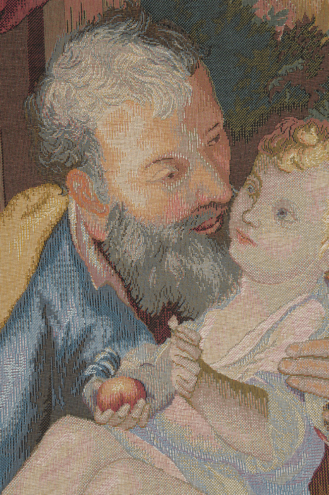 Joseph to the Child French Tapestry by Raphael