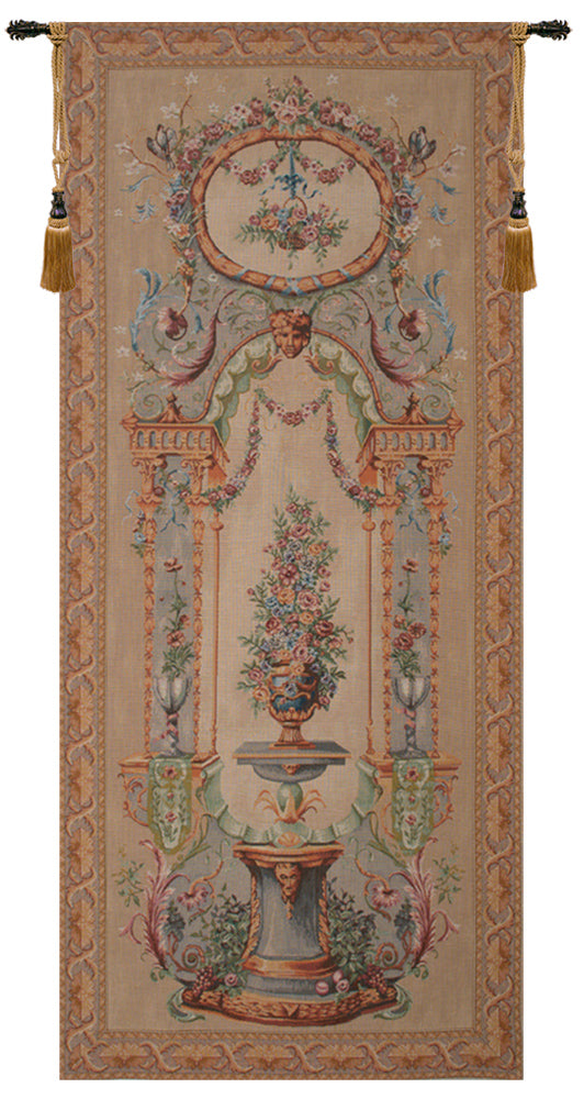 Portiere Bouquet I with Border French Tapestry