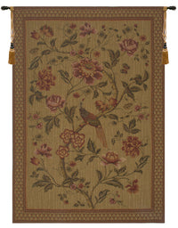 Olde Birds of Paradise Vertical European Tapestry