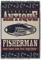 Been There, Done That, Gone Fishin' Tapestry Throw