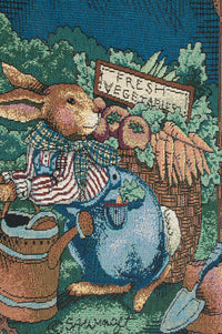 Rabbit Seasons Tapestry Throw