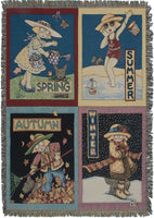 Seasons Tapestry Throw