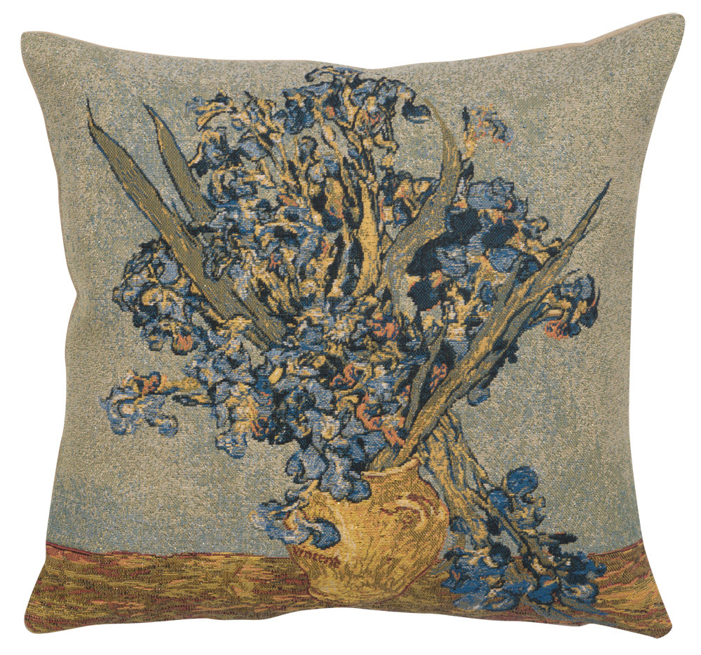 Vase Iris European Cushion Cover