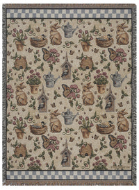 Garden Delights Tapestry Throw