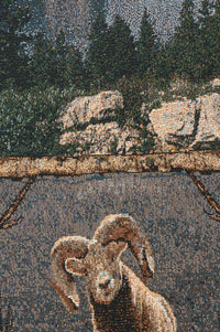 Glacier National Park Tapestry Throw