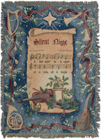 Silent Night Tapestry Throw