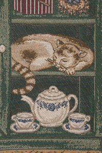 Cats Cupboard Tapestry Throw