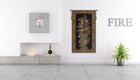 Elaborate Blue Urn Floral European Tapestry by Jean-Baptiste Huet