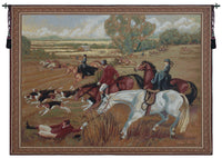 Fox Hunt Fiasco Tapestry Wall Hanging