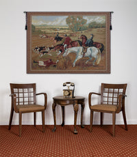 Fox Hunt Fiasco Tapestry Wall Hanging