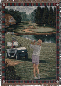 Ladies Golf Tour Tapestry Throw