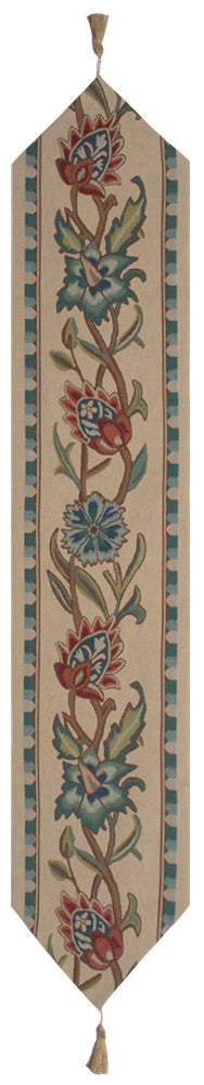 Morris Tree of Life Belgian Table Runner by William Morris