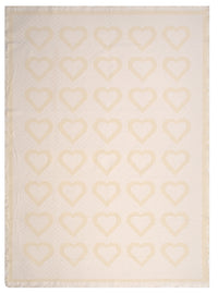 Natural Hearts II Tapestry Throw