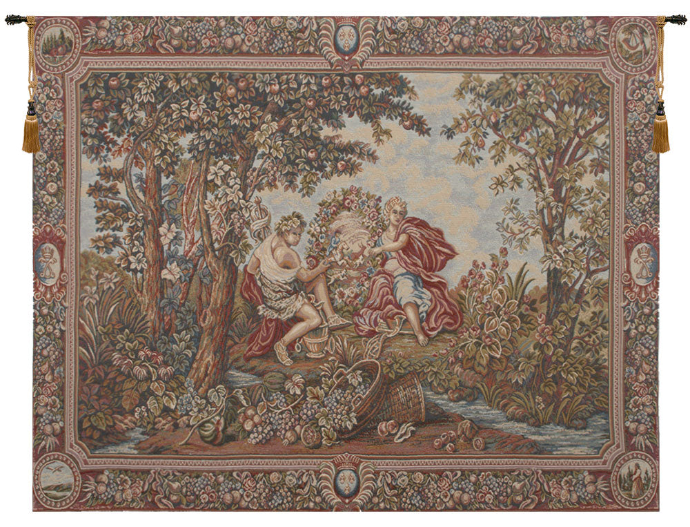 Adam and Eve's Garden European Tapestry