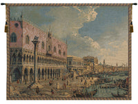 Riva Degli Schiavoni Italian Tapestry Wall Hanging by Alberto Passini