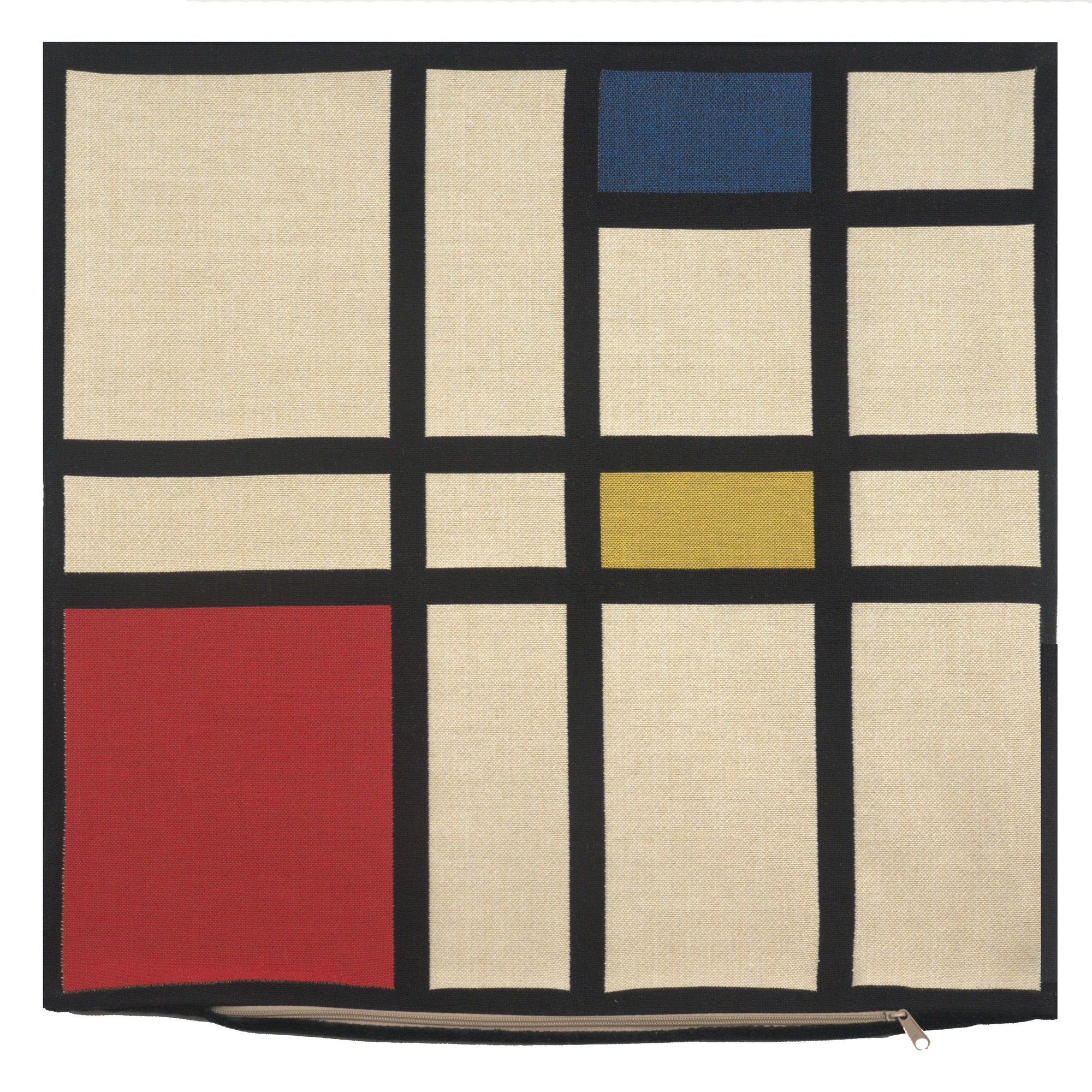 Mondriaan  European Cushion Cover by Leonardo da Vinci