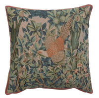 A Pheasant In A Forest Large French Tapestry Cushion