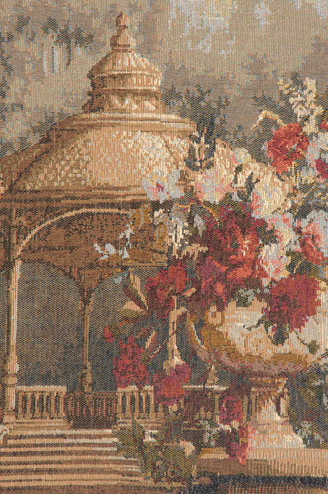 Bouquet Jardin Gazebo French Tapestry by Redoute