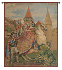 Sir Lancelot and Guinevere Belgian Tapestry