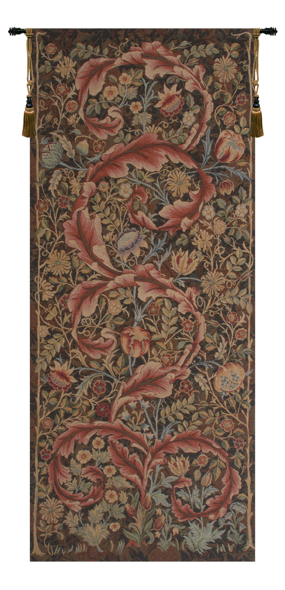 Acanthe Brown Large French Tapestry by William Morris