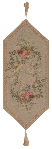 Aubusson Light I Small French Tapestry Table Runner