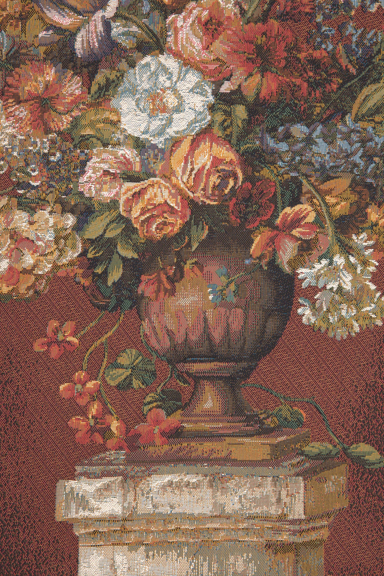 Bouquet Exemplar Red French Tapestry