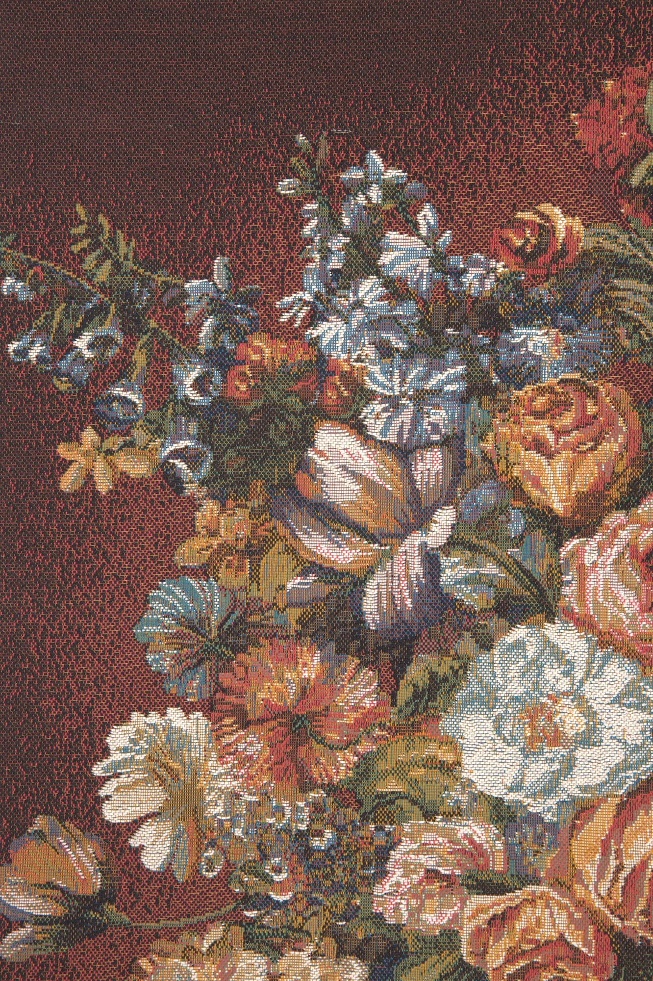 Bouquet Exemplar Red French Tapestry