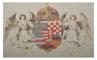 Hungary Coat of Arms Stretched Wall Tapestry by Alessia Cara