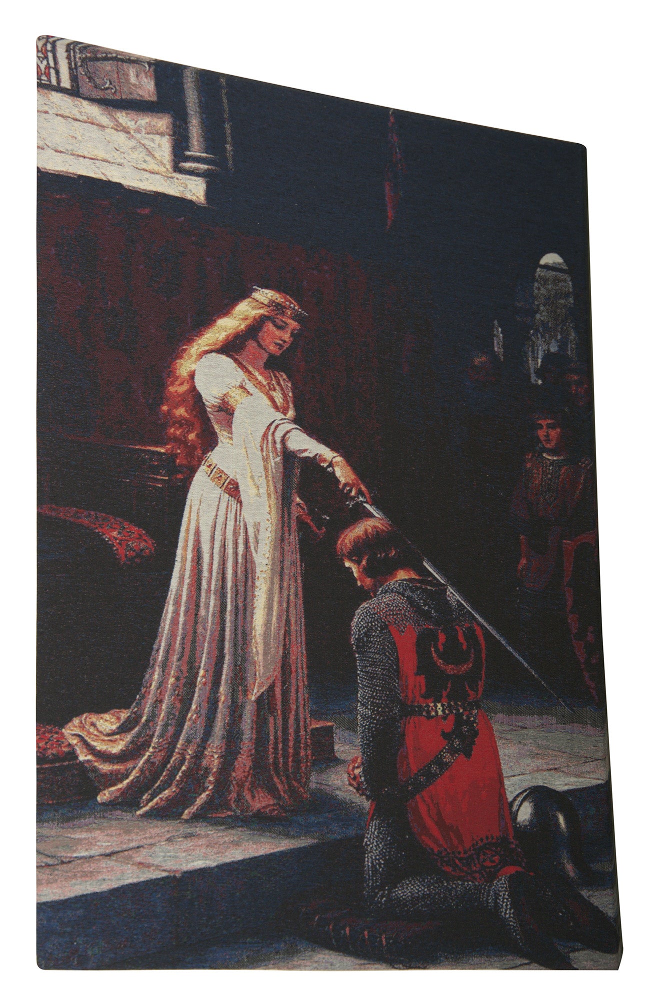 Accolade III without Border Large Stretched Wall Tapestry by Edmund Blair Leighton