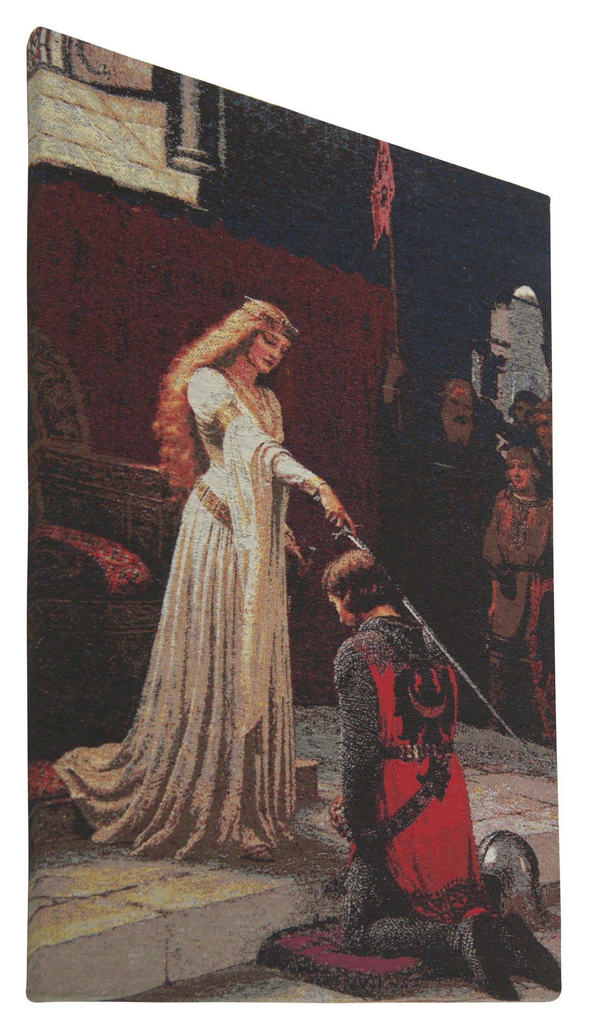 Accolade III without Border Small Stretched Wall Tapestry by Edmund Blair Leighton