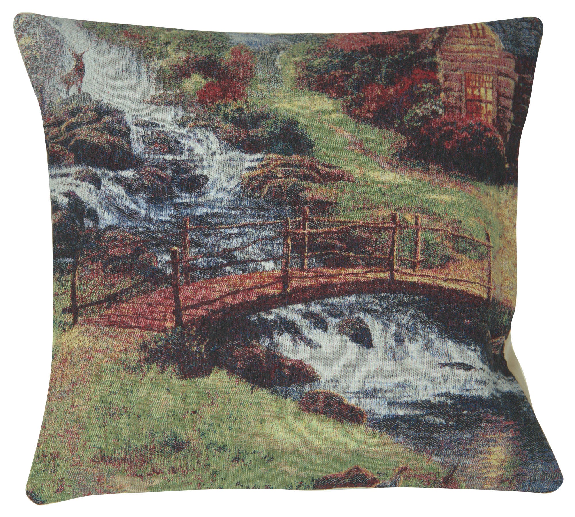 A Bridged Brook Decorative Pillow Cushion Cover