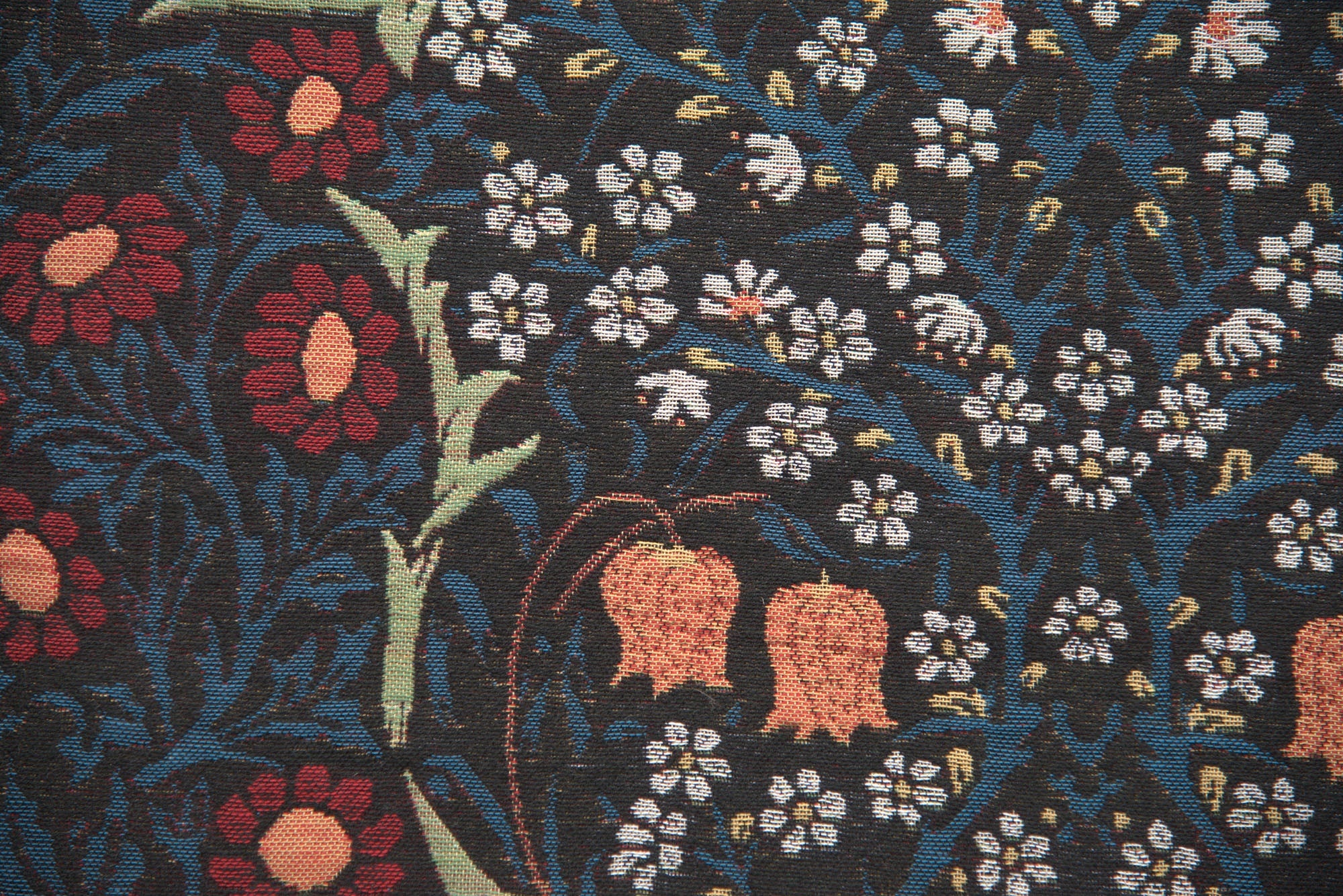 Blackthorn by William Morris European Throw by William Morris