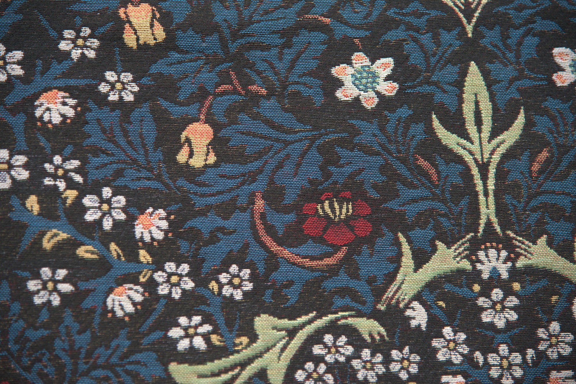 Blackthorn by William Morris European Throw by William Morris