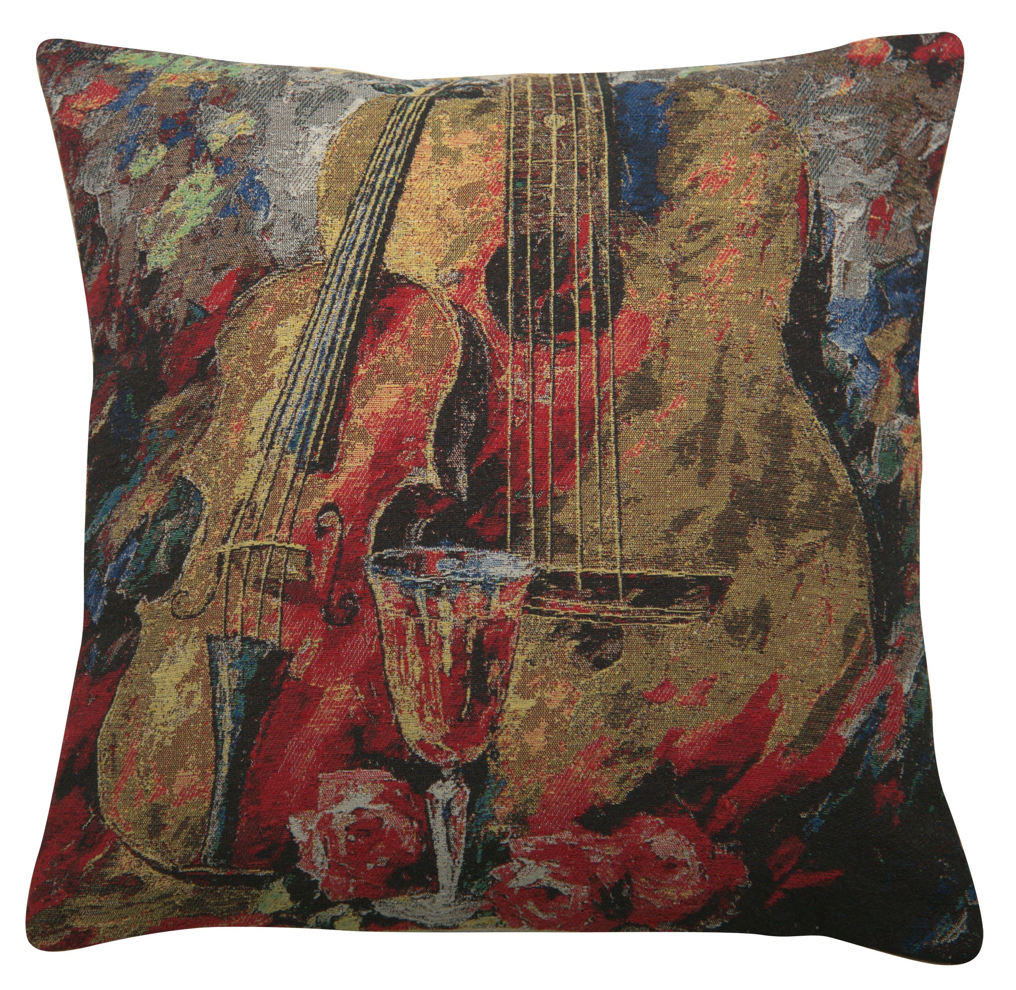 Stringed Still Life Decorative Pillow Cushion Cover