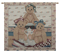 Best Friends Fine Art Tapestry by Priscilla Hillman