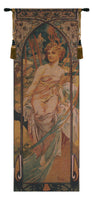 Mucha Matin Bright Belgian Tapestry Wall Hanging by Alphonse Mucha