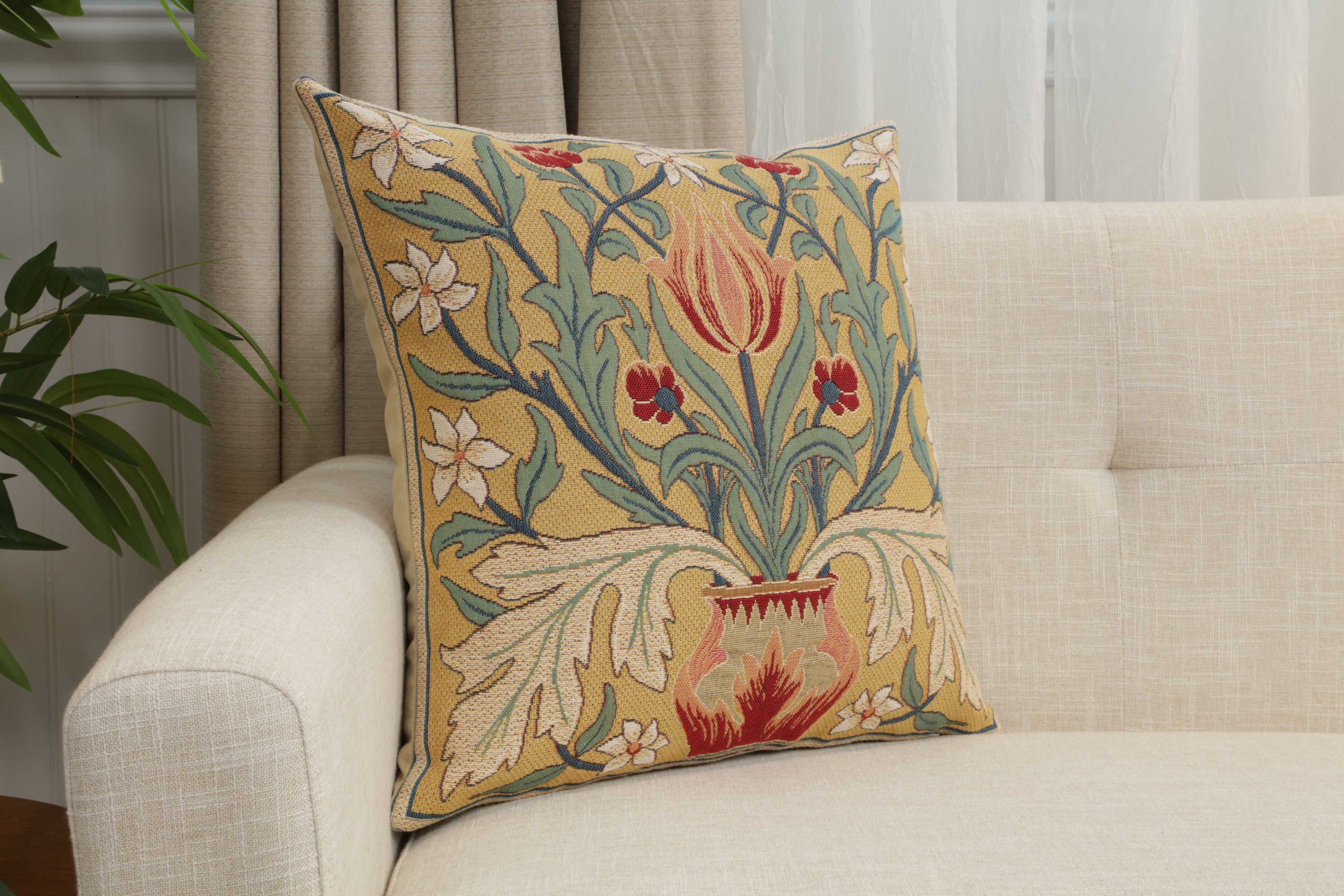 The Tulip William Morris European Cushion Cover