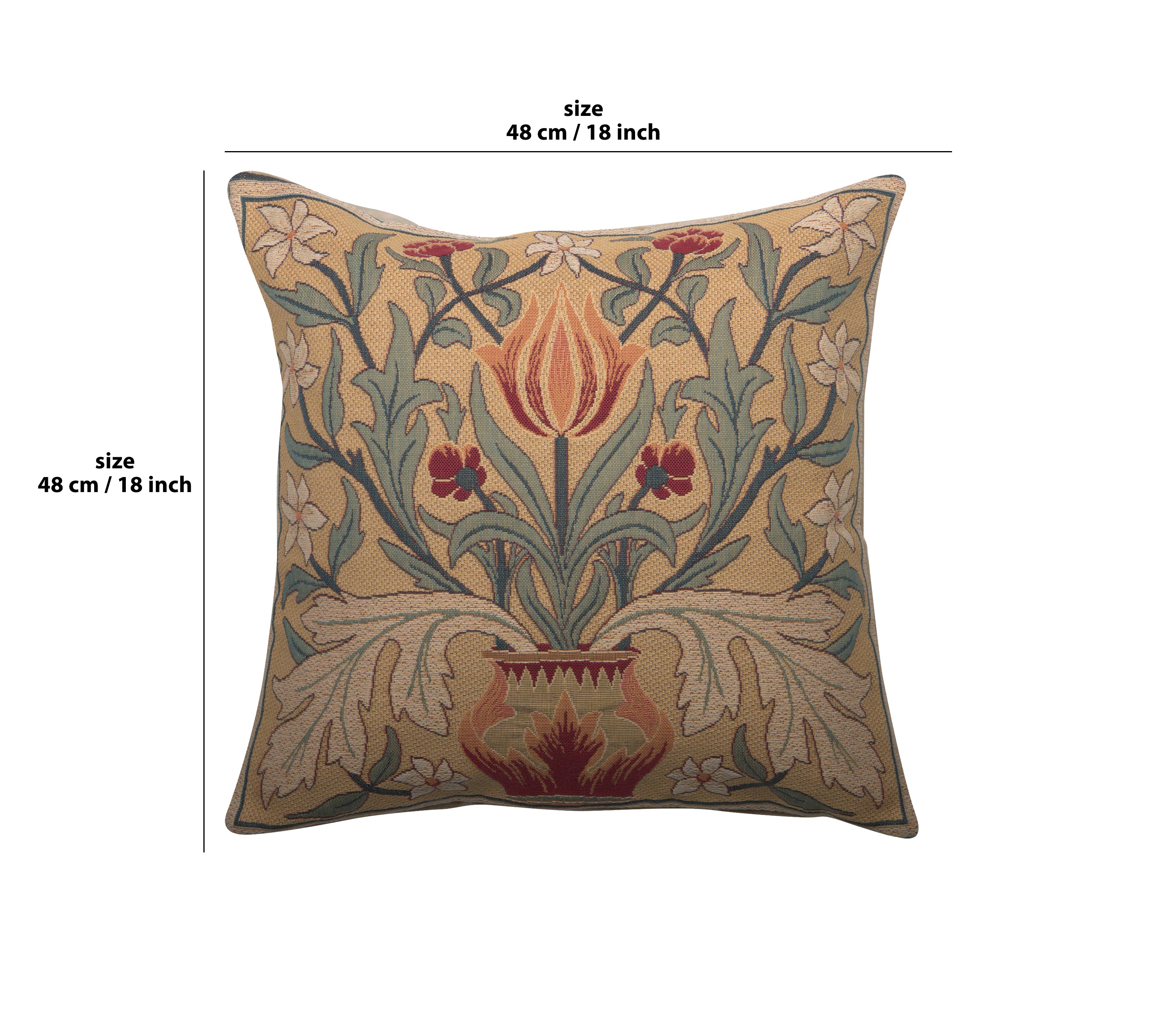 The Tulip William Morris European Cushion Cover